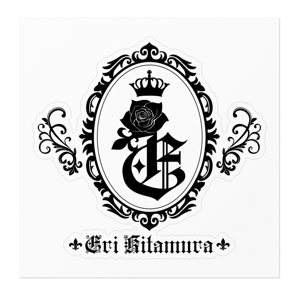 キタエリロゴステッカー