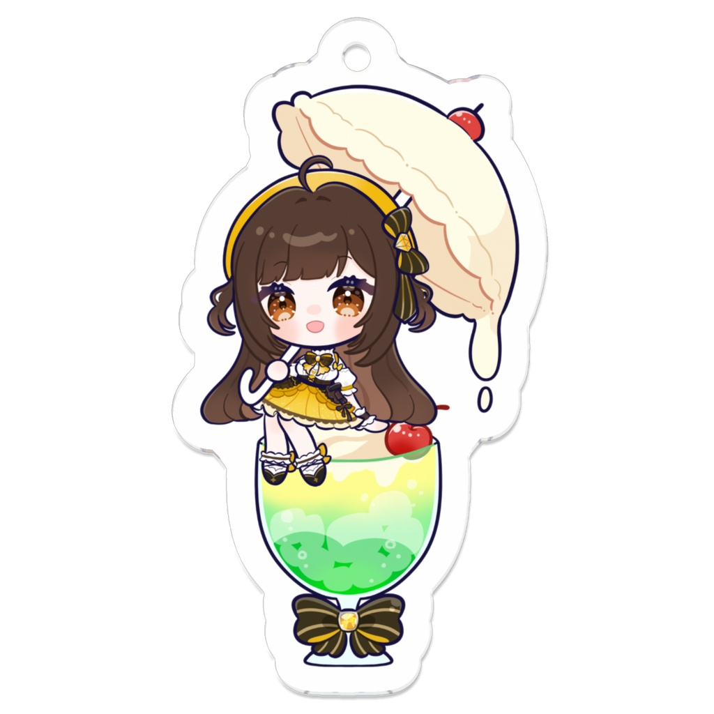クリームソーダのゆんちゅる添え