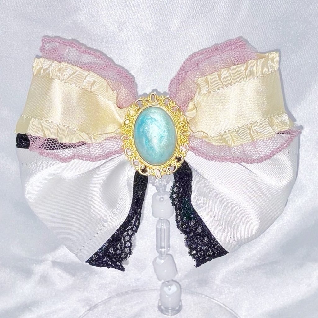 🍽 概念リボン (バレッタ)