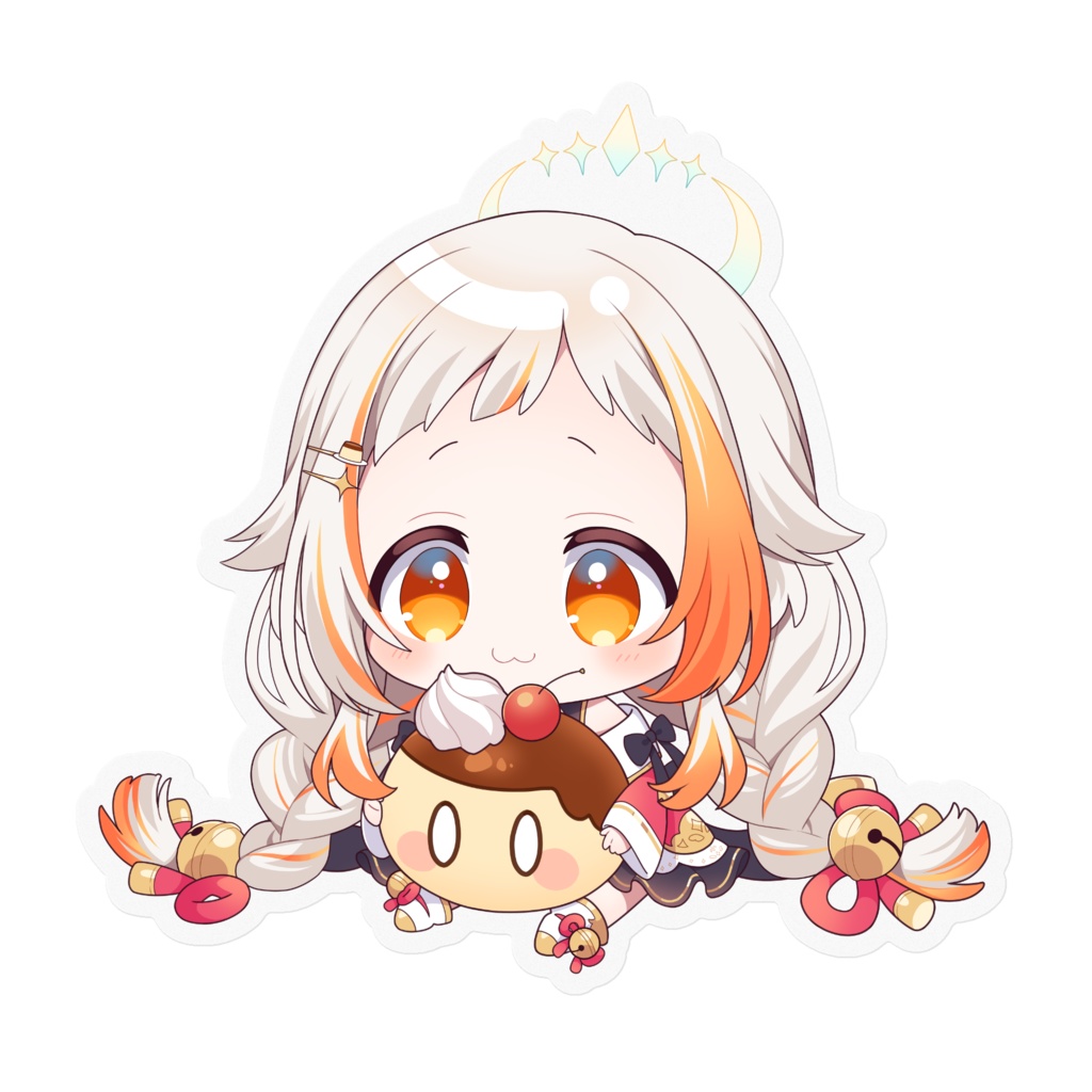 【常設】ステッカー透明枠 (プリン之助といっしょ)