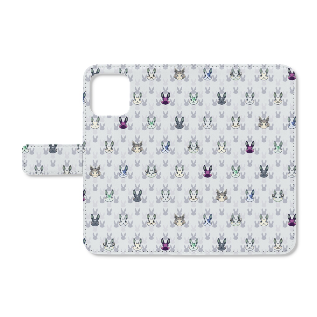 手帳型iPhoneケース【ホッパーラビッツ】