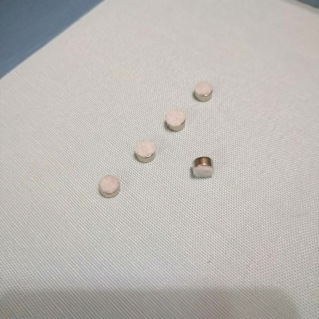 ■オプション■片面フェルト付きマグネット5個