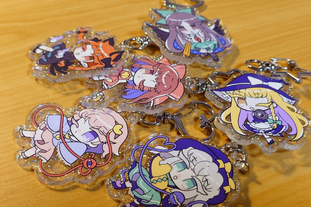 東方アクリルキーホルダー 東方Project とびだすたいる!アクリルキーホルダー Part.2