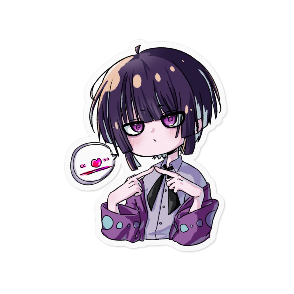 オリジナルキャラ イラスト ステッカー