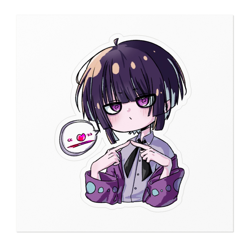 オリジナルキャラ イラスト ステッカー