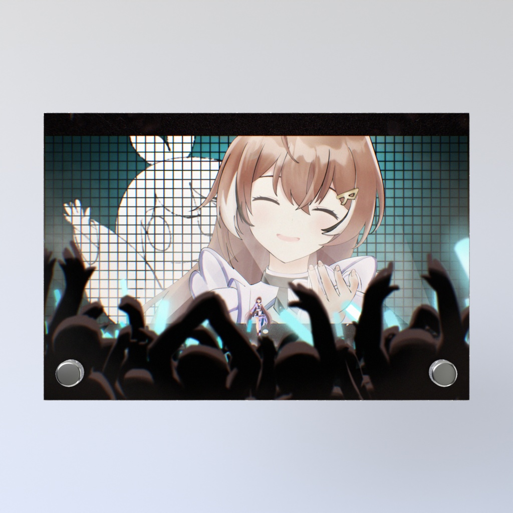 Nanashi Mumei on stage Acrylic Panel