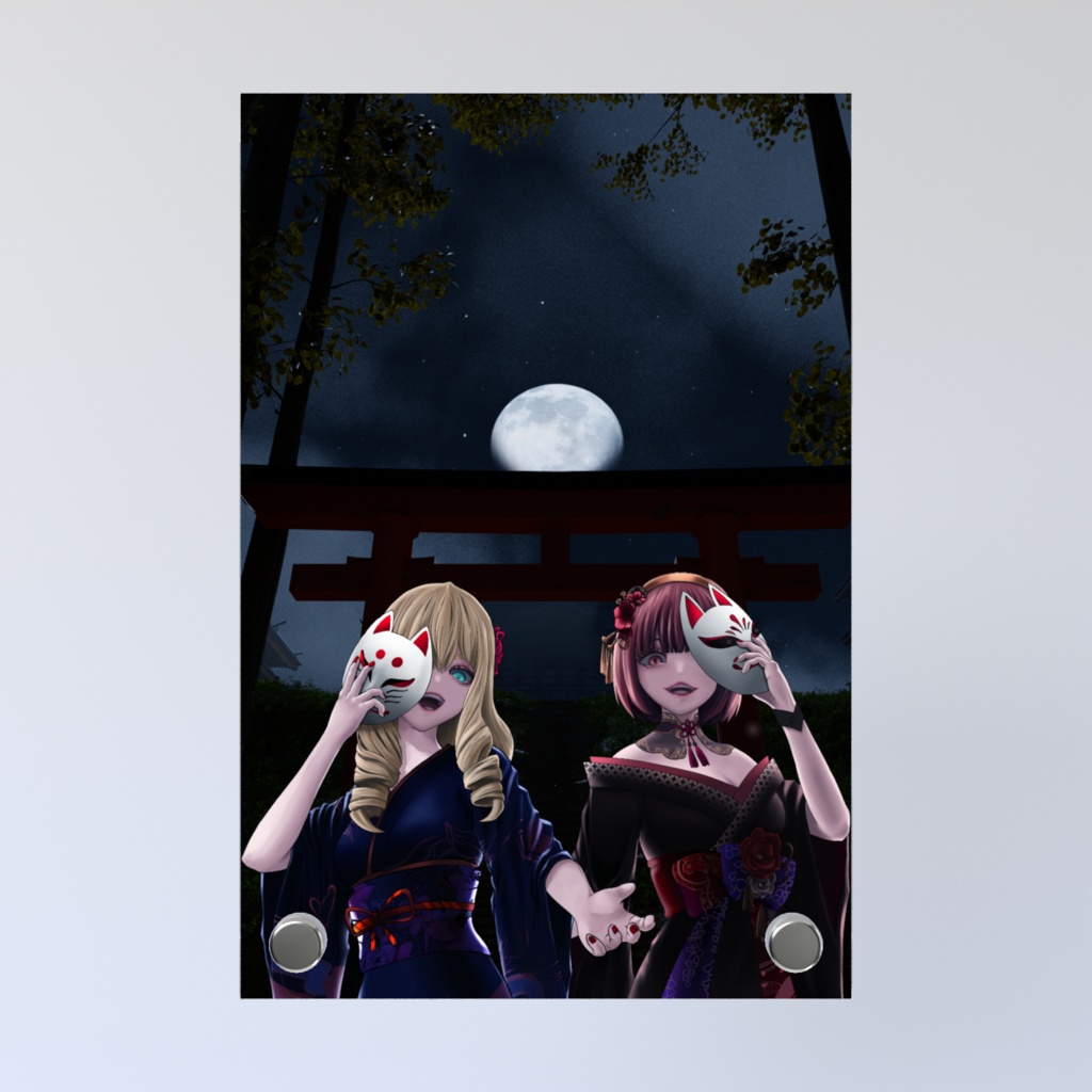 Calliope Mori x Milky Queen Acrylic Panel
