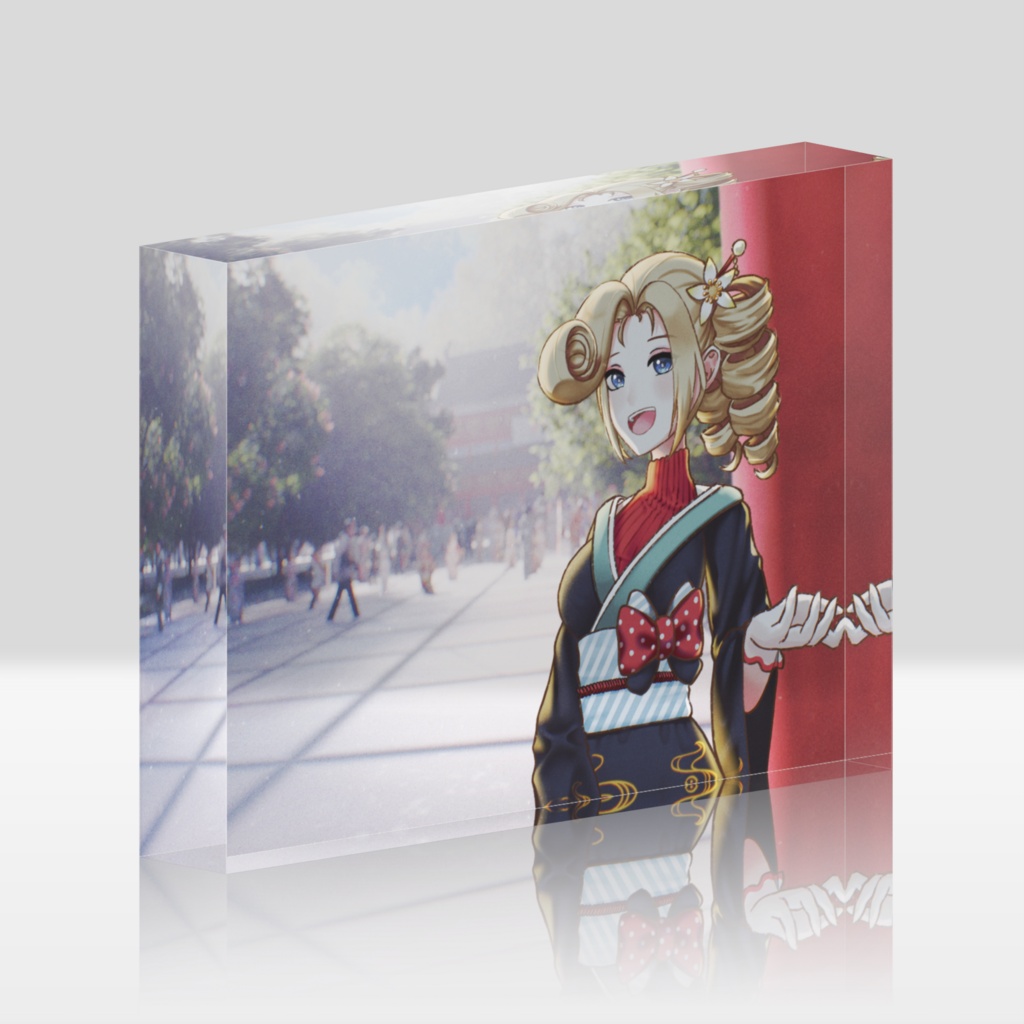 Vicky Temple Visit Acrylic block