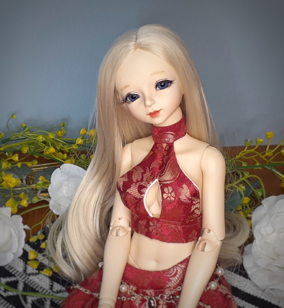 1/4ドール用 アラビアンダンサー赤 アクセサリー付 MDD,DDP