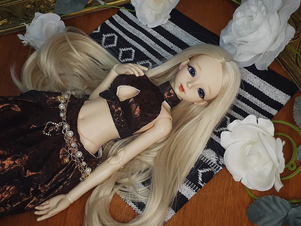 1/4ドール用 アラビアンダンサー黒 アクセサリー付 MDD,DDP