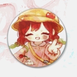 【限定缶バッチ】活動一周年記念の2年生バッチ🌷