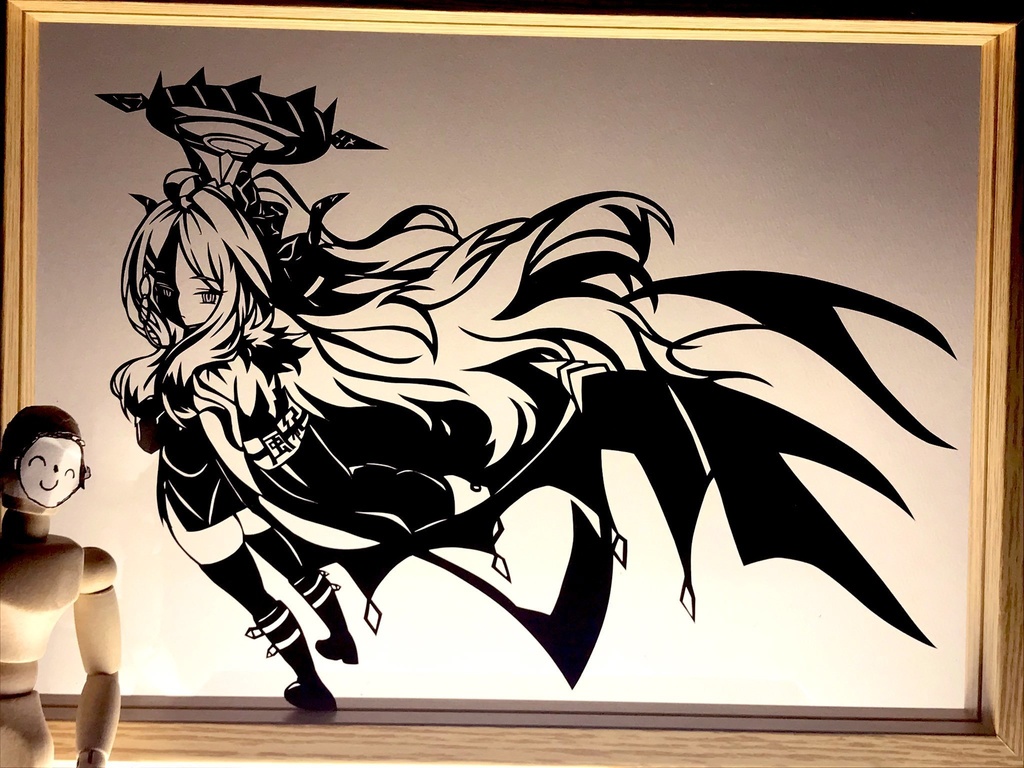 ヒナ　切り絵