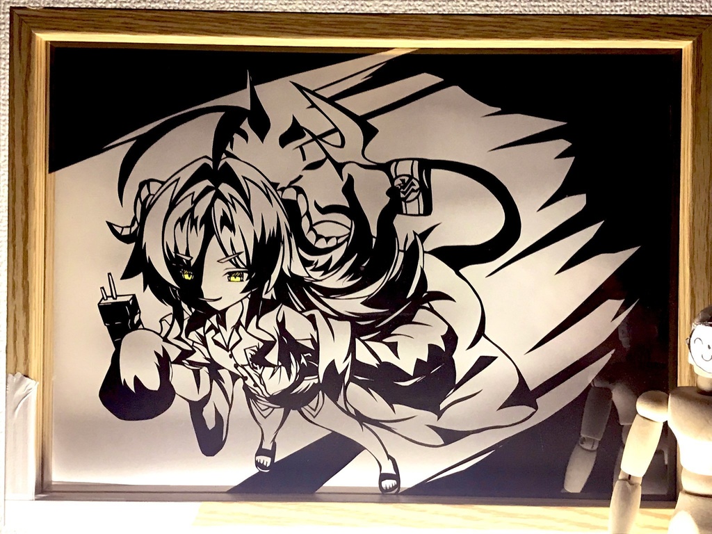 カスミ　切り絵