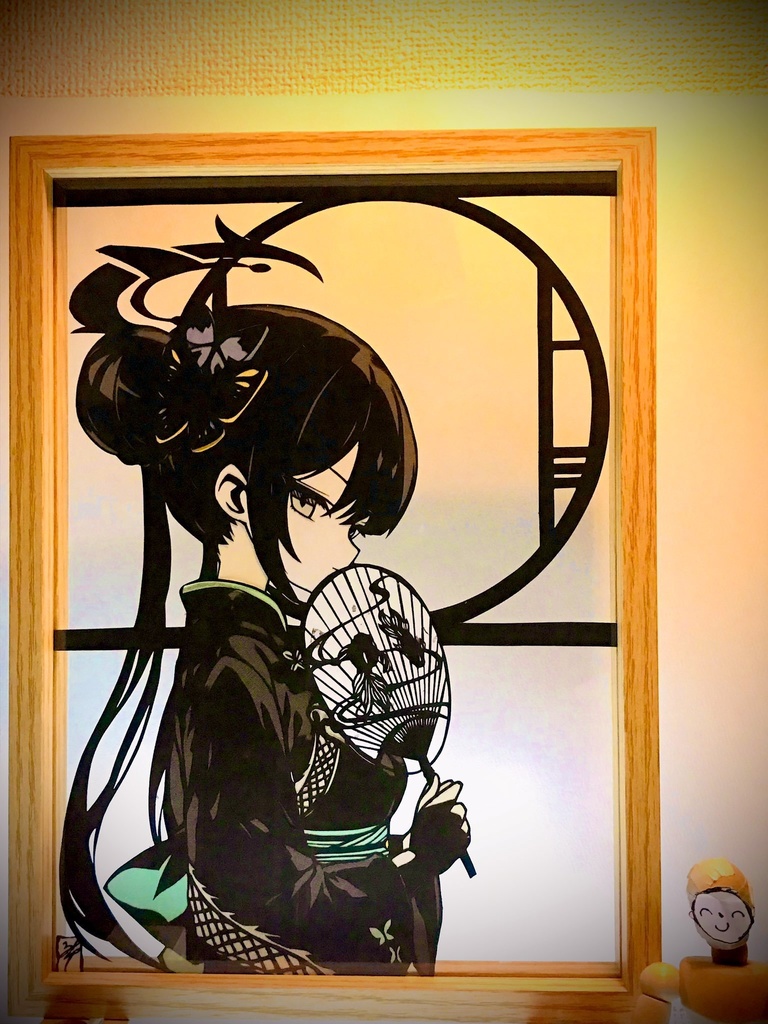キサキ　切り絵