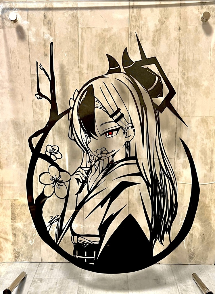 正月カヨコ　切り絵