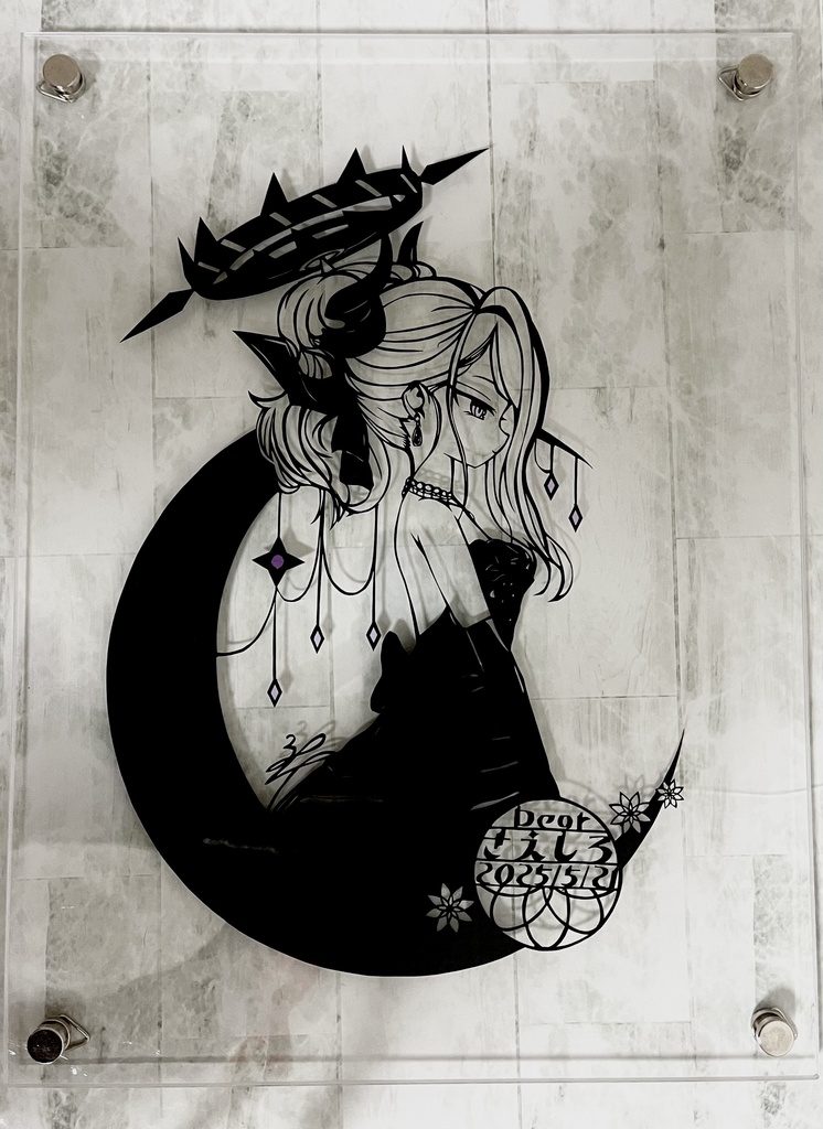 ドレスヒナ 切り絵