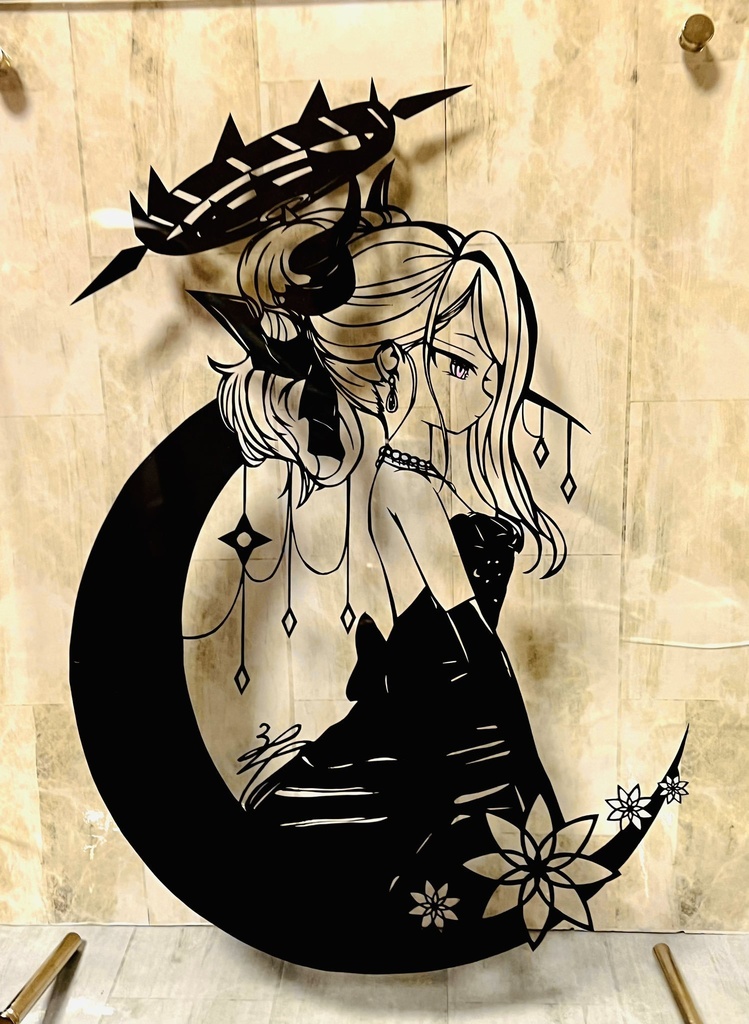 ドレスヒナ　切り絵