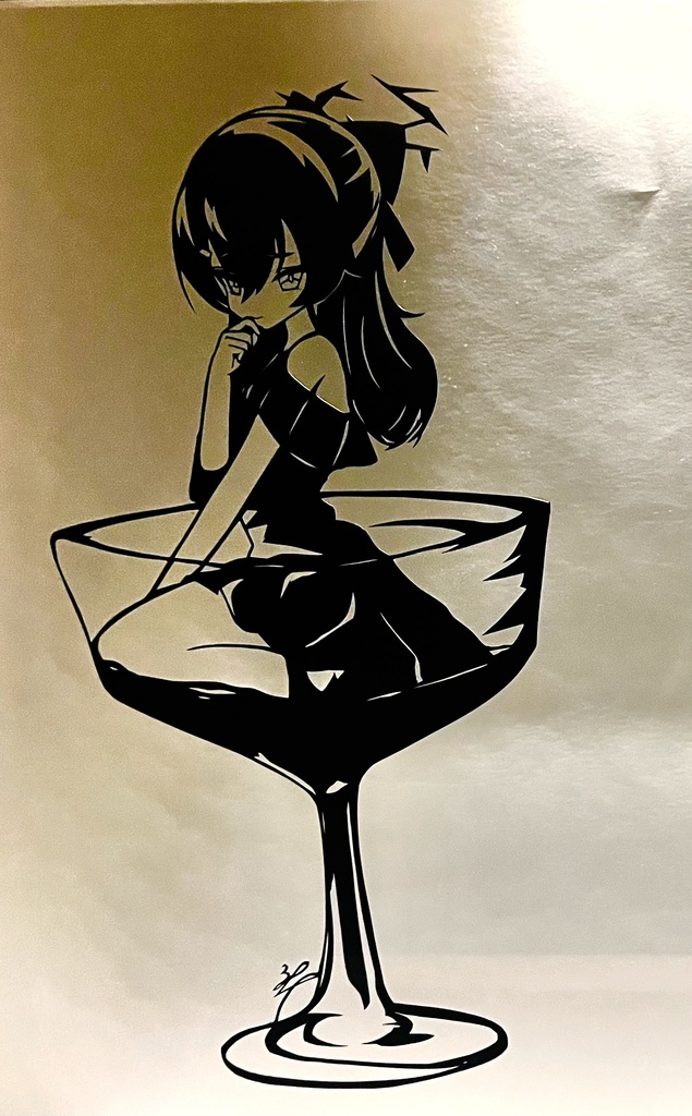 便利屋68ドレスver切り絵