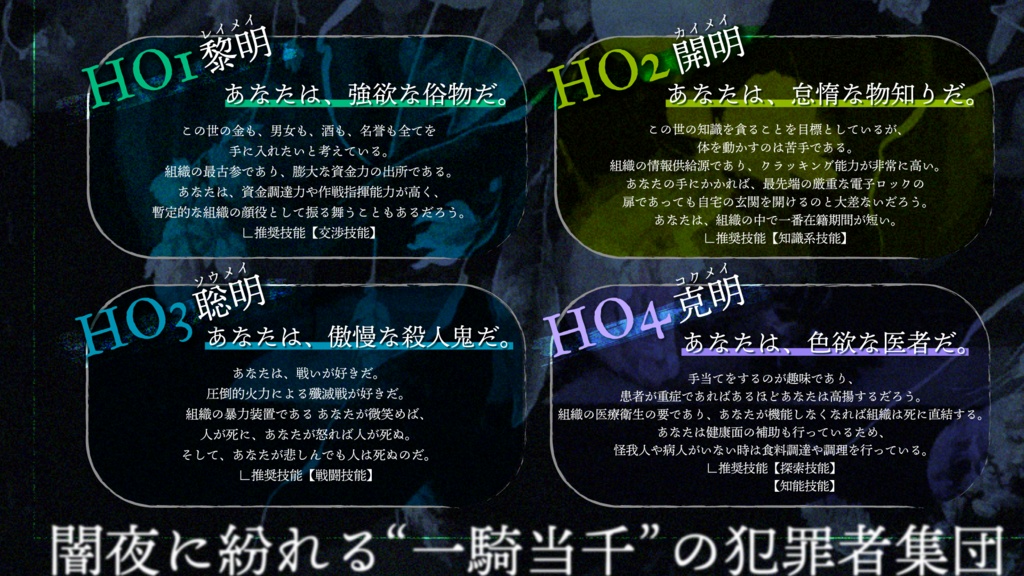 【CoCシナリオ】「Null Pointer ;」 【SPLL:E110544】