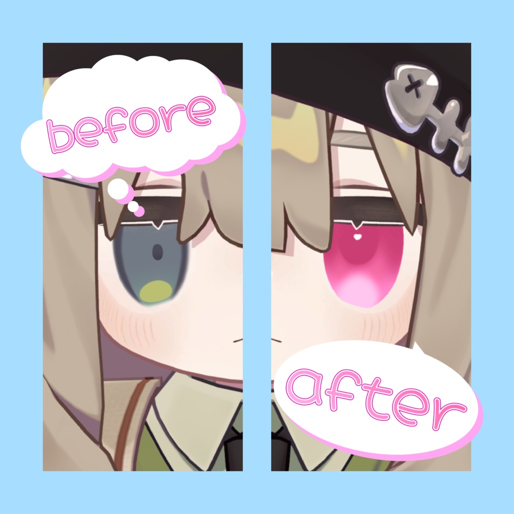 【キプフェル kipfel専用】まんまるあい eyetexture -12color-