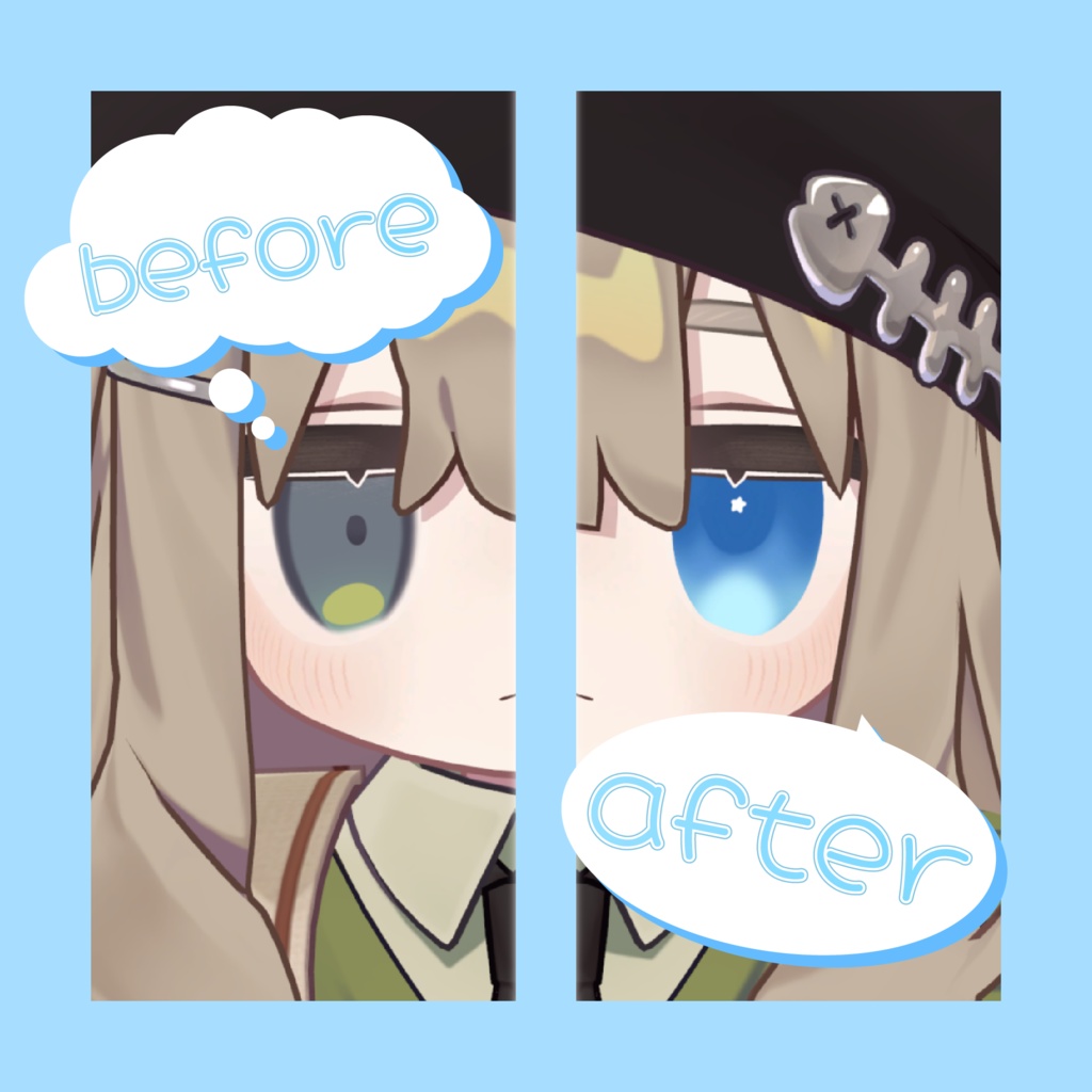 【キプフェル kipfel専用】まんまるあい eyetexture -12color-