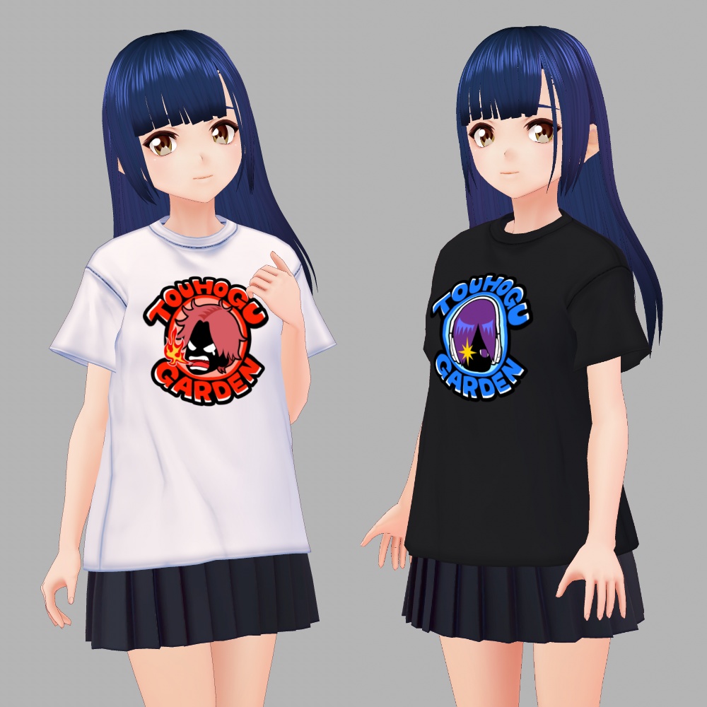 【VRoid】Tシャツテクスチャ「TGデザイン」