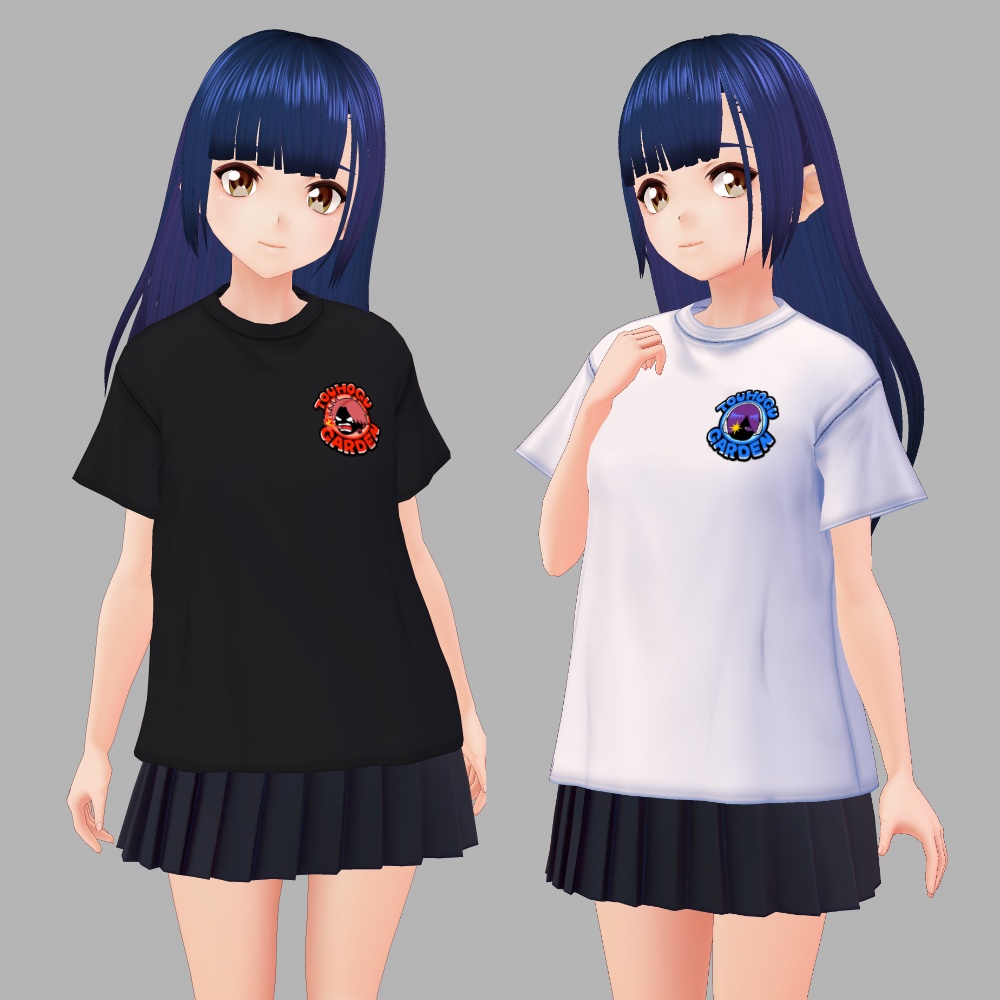 【VRoid】Tシャツテクスチャ「TGデザイン」