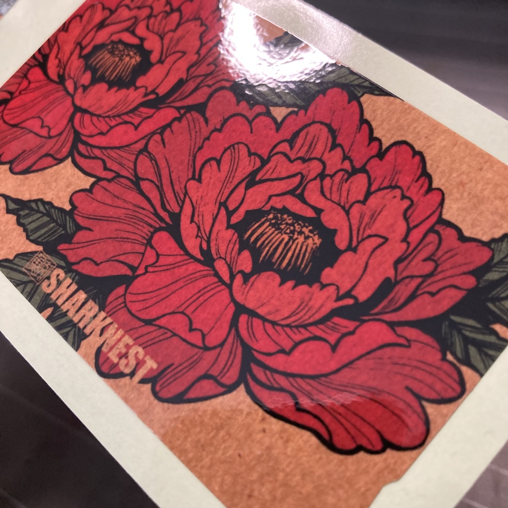 【雲と花】ICステッカー