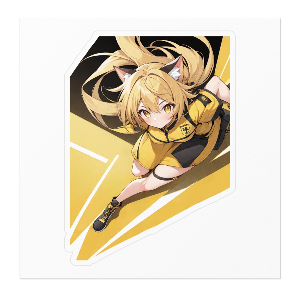 黄チームステッカー