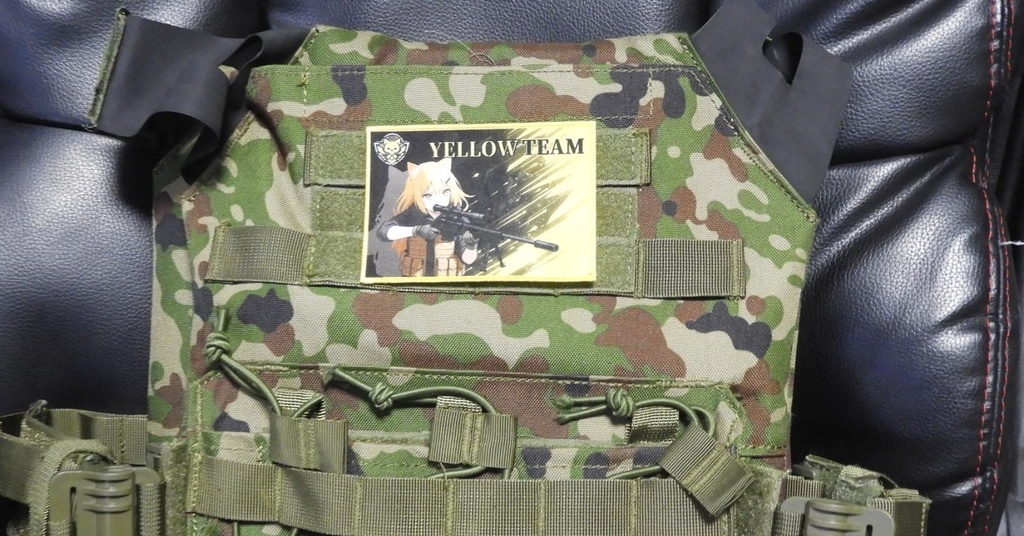 サバイバルゲーム用 ワッペン(赤/黄色チーム用)第3弾