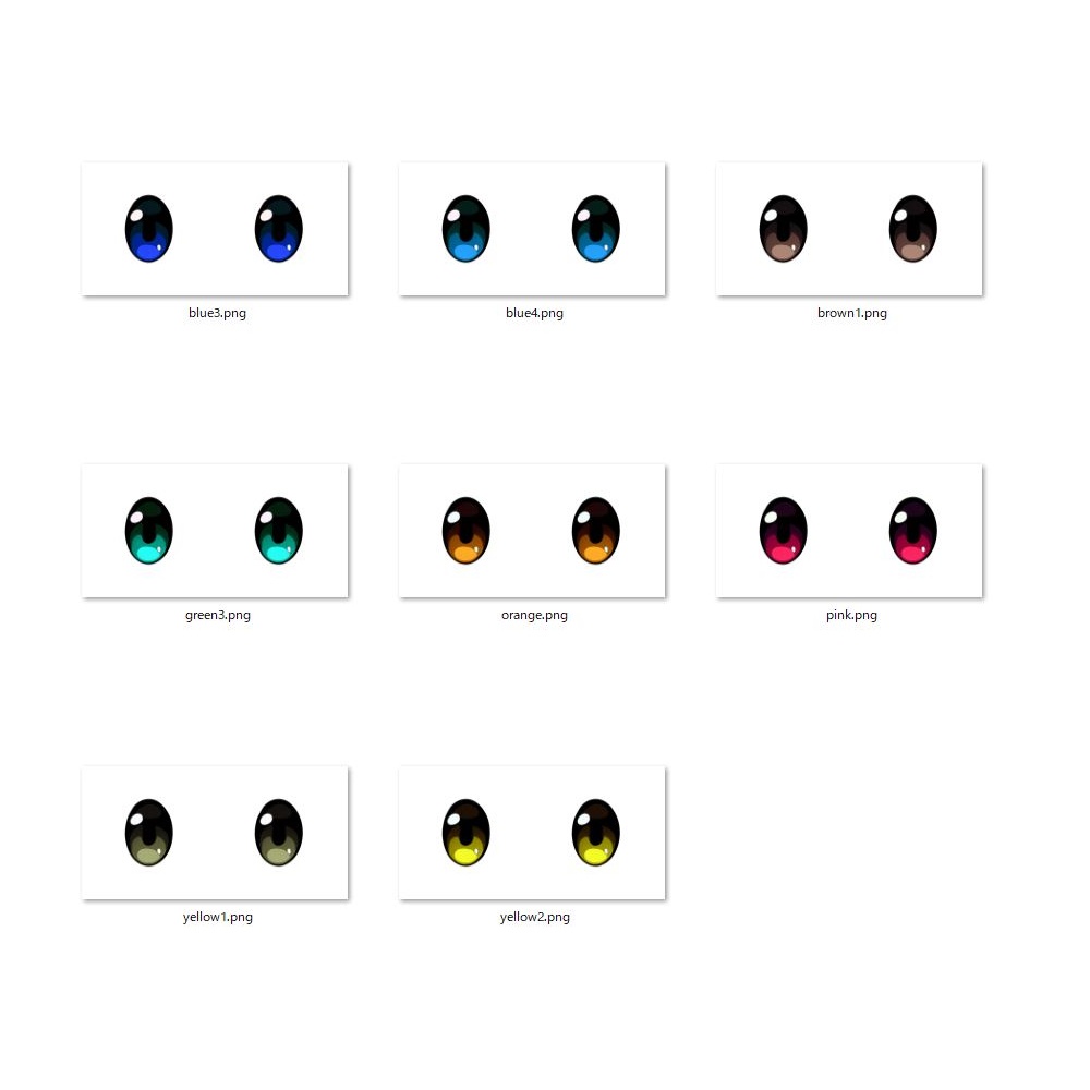 VRoidっぽさをなくす瞳テクスチャ#01