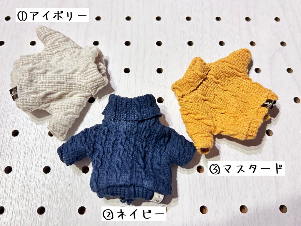 タートルネックセーター