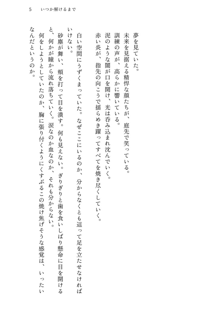 いつか解けるまで