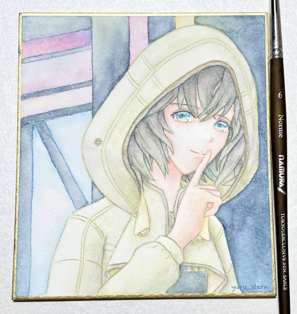 【水彩色紙】スフェーン