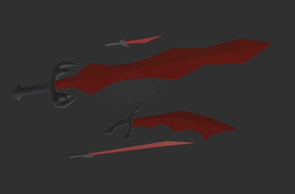 Runescape Dragon Weapons 4 in 1
