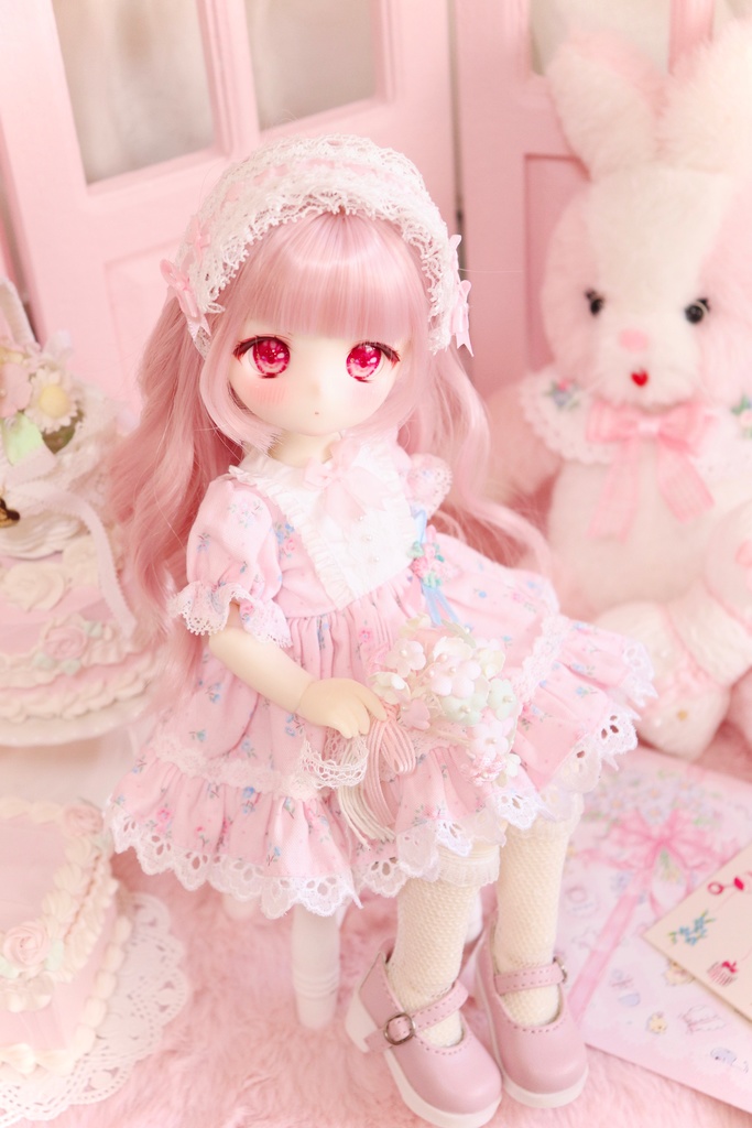 ちいさな花束ワンピ