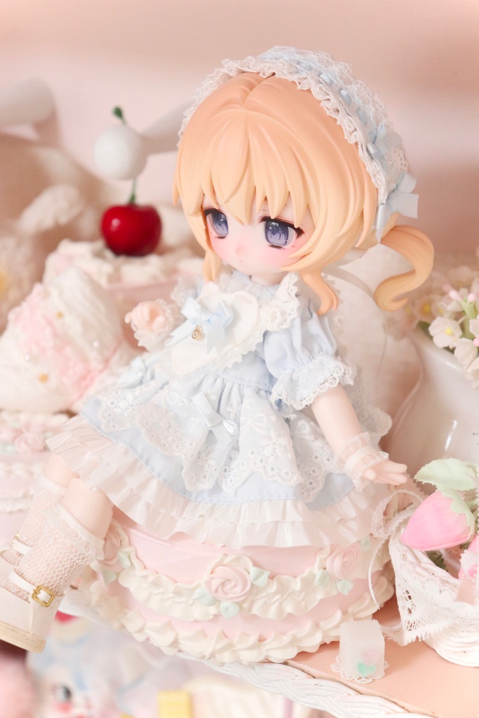ハートエプロンワンピ