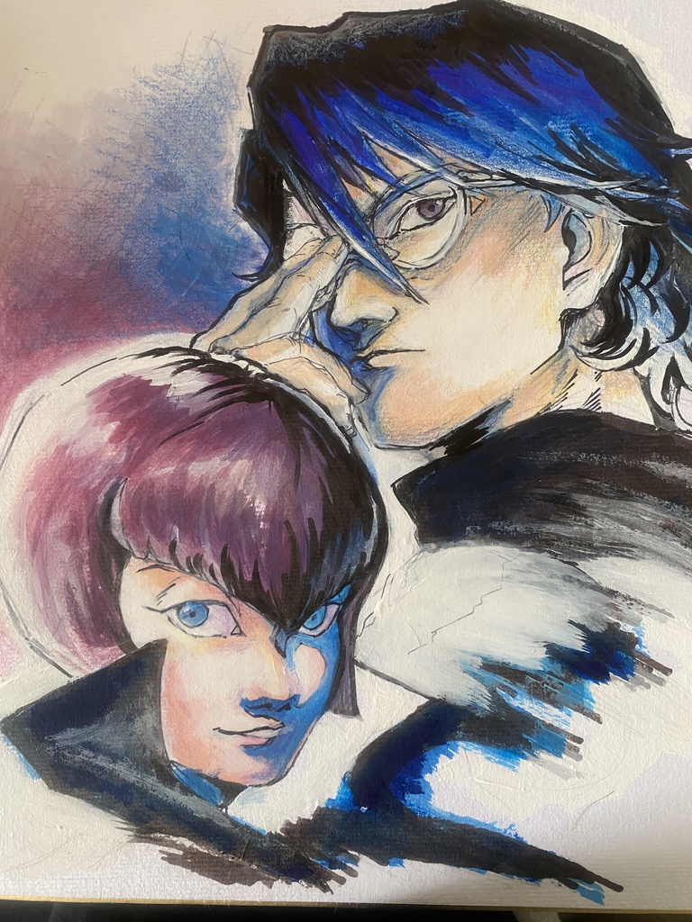 色紙（忍足侑士、向日岳人）
