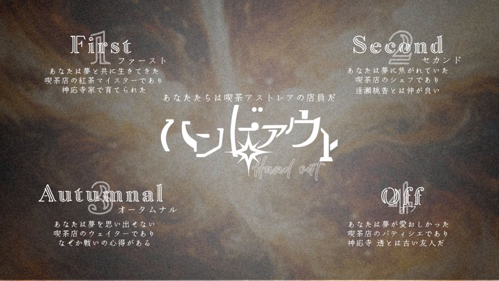 CoC6【夢語りはティータイムのあとで】SPLL:E189786 ※5月公開