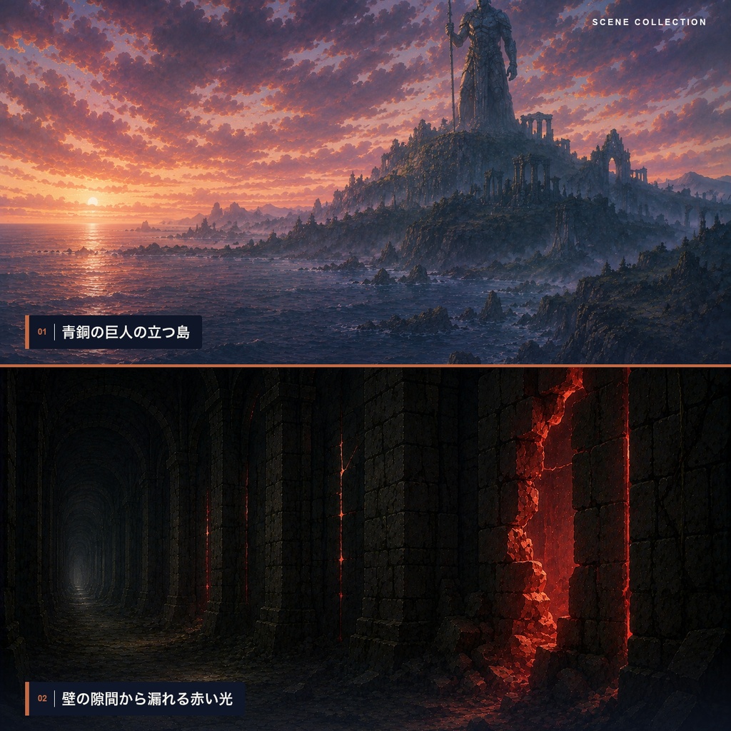 【TRPG背景素材】ギリシア神話の背景200枚|神殿・冥界・迷宮・オリュンポス(非公式)