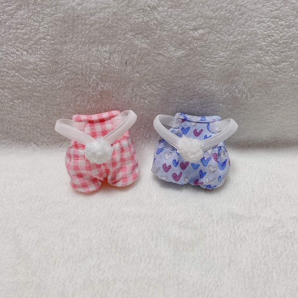 ファーポケットサロペット