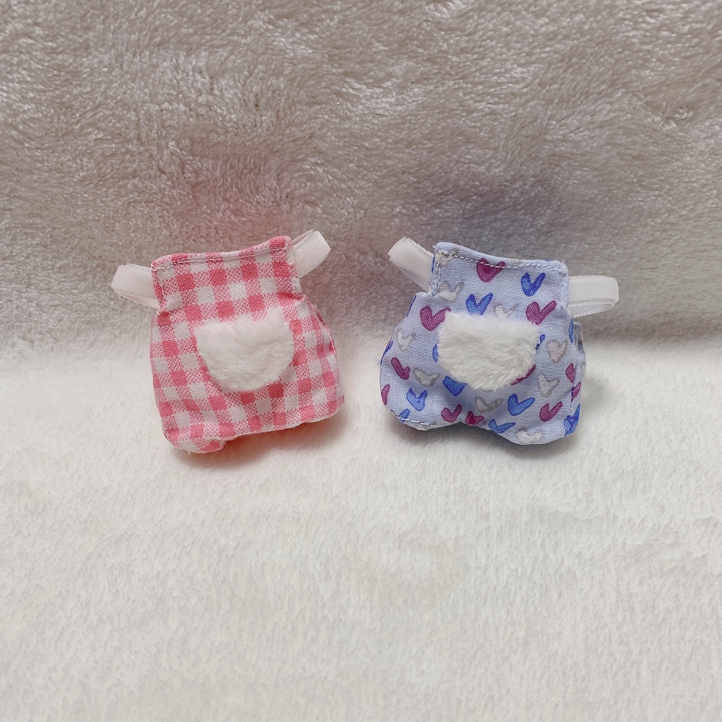 ファーポケットサロペット