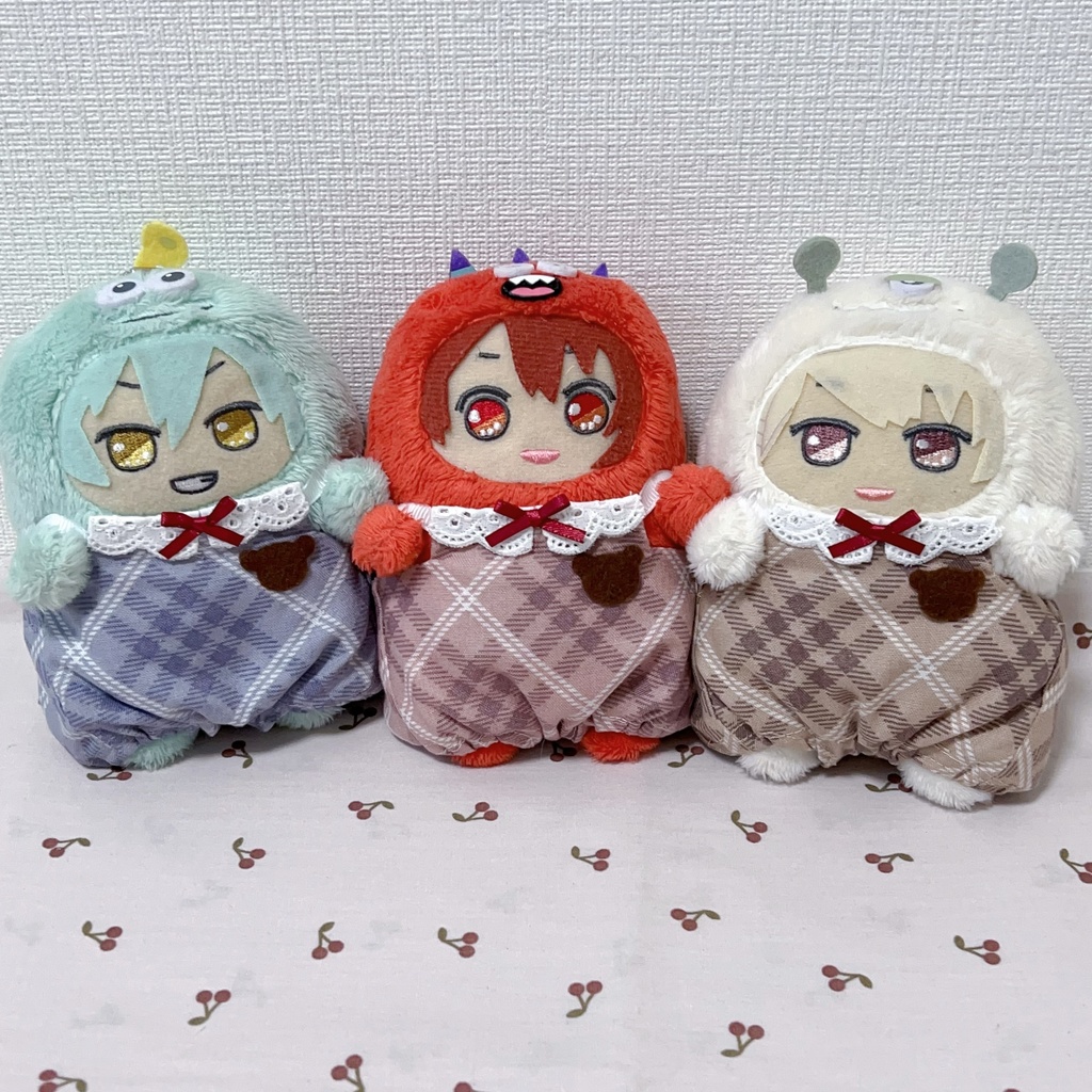 【再販】くまちゃんアップリケサロペット