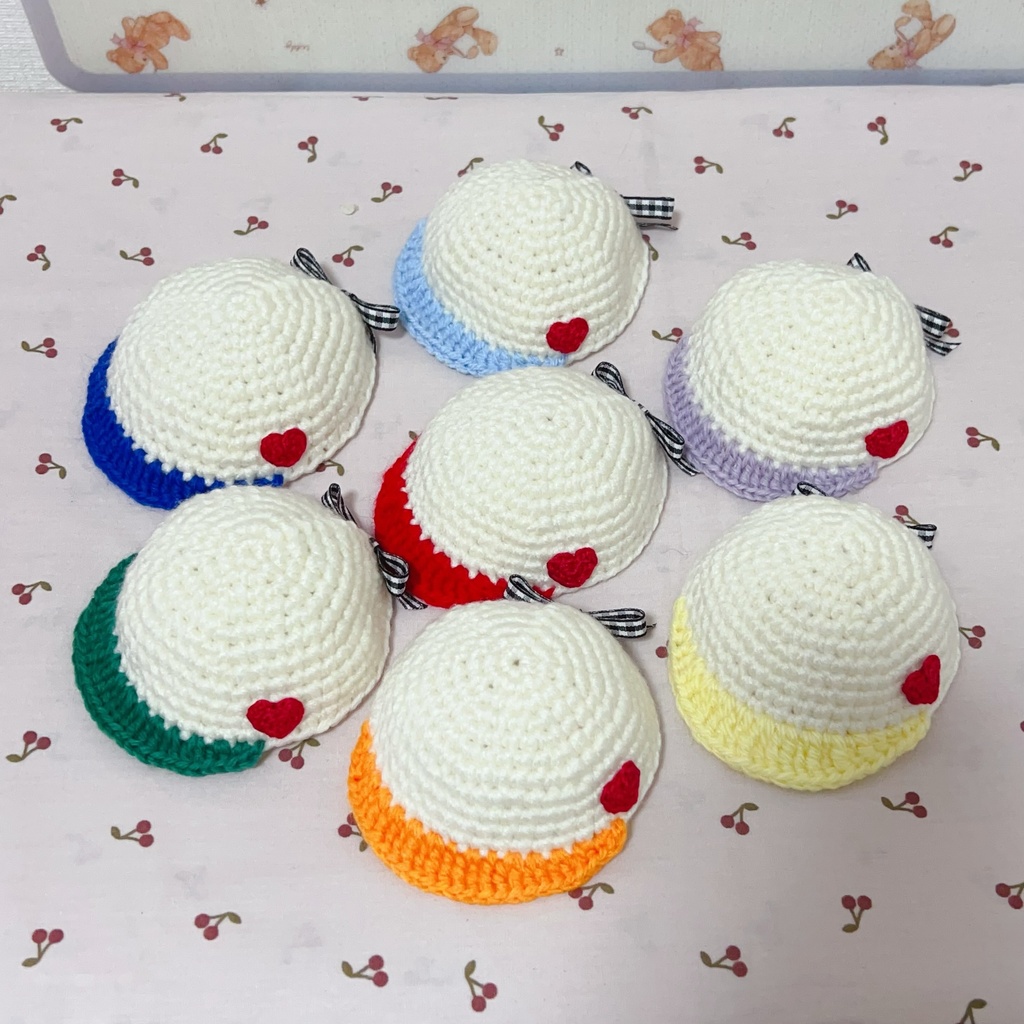推し色ニットキャップ(7色ver.)