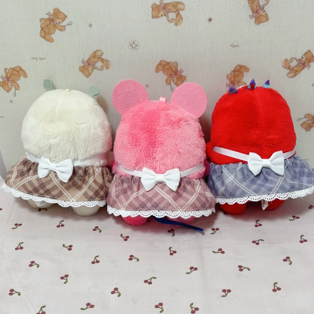 くまちゃんアップリケワンピース