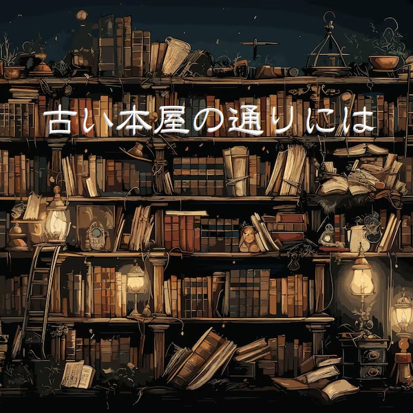 古い本屋の通りには