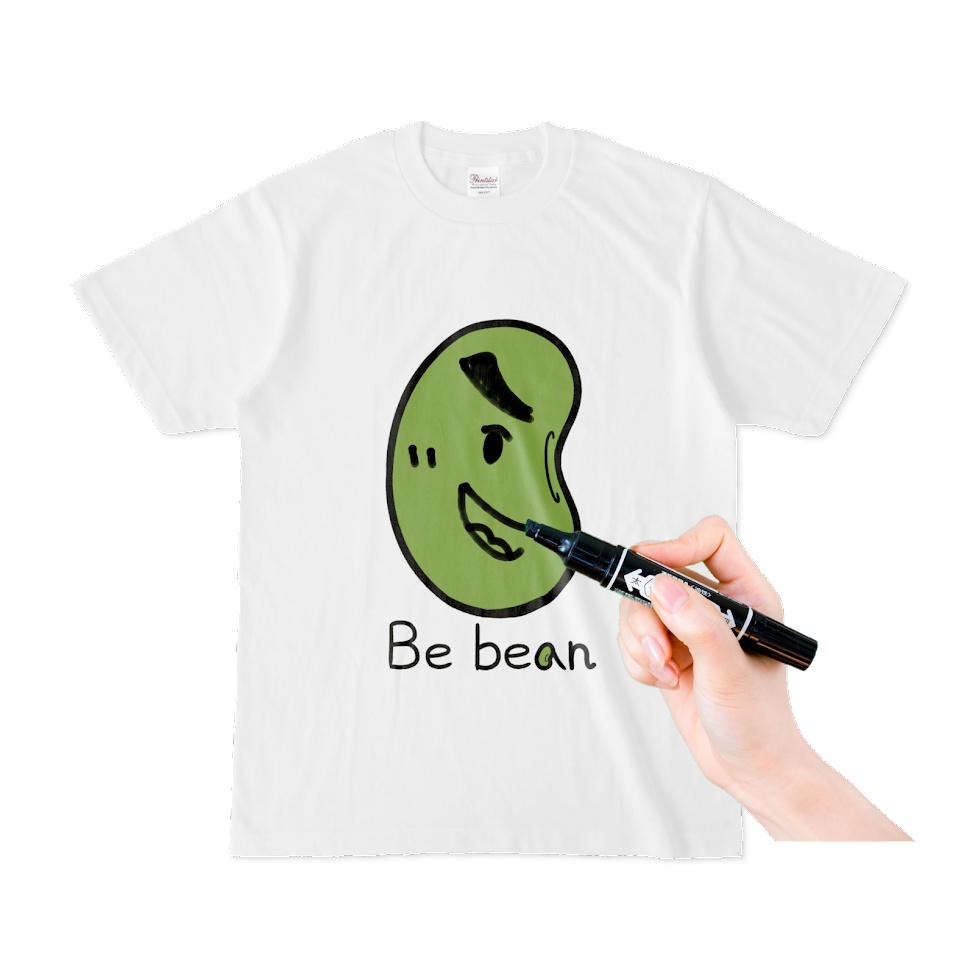 【Be bean】あなただけの枝豆を作ろうTシャツ