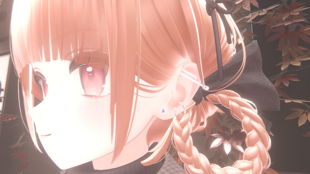 【9アバター対応】シンプル安全ピンピアス