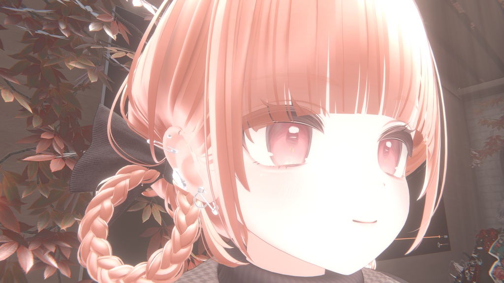 【9アバター対応】シンプル安全ピンピアス