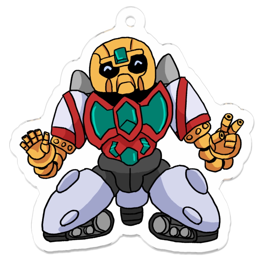 3ちゃん(50×50)コーティング有りアクキー